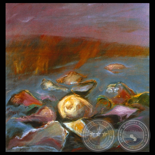 CARACOLES, 1991 - Acrílico de SUSANA ROMERO